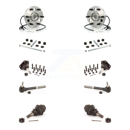 Hub Bearing Upper Lower Ball Joint Outer Tie Rod End Sway Bar Link Front Kit For