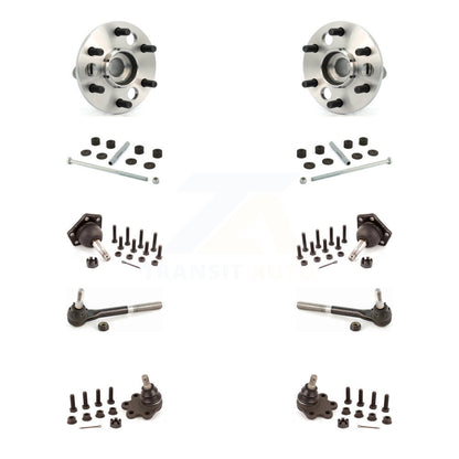 Bearing Upper Lower Ball Joint Outer Tie Rod Link Front Kit (10Pc) For K1500 GMC