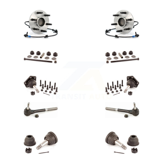 Bearing Upper Lower Ball Joint Outer Tie Rod Link Front Kit For Chevrolet Tahoe