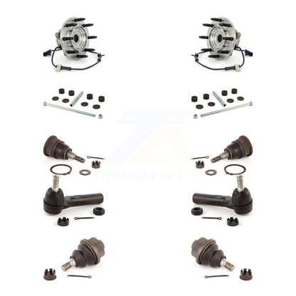 Bearing Upper Lower Ball Joint Outer Tie Rod Link Front Kit (10Pc) For GMC 2500