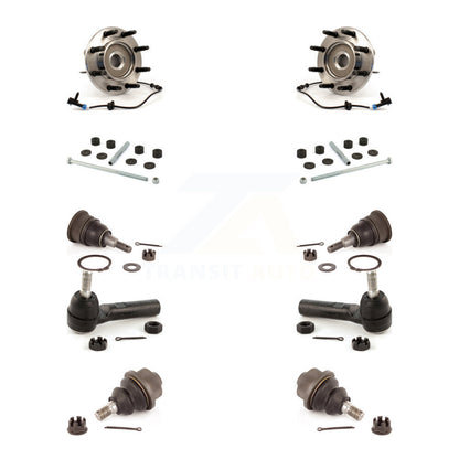 Bearing Upper Lower Ball Joint Outer Tie Rod Link Front Kit (10Pc) For Chevrolet