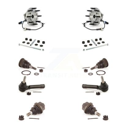 Bearing Upper Lower Ball Joint Outer Tie Rod Link Front Kit (10Pc) For Chevrolet