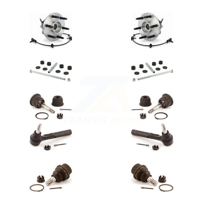 Bearing Upper Lower Ball Joint Outer Tie Rod Link Front Kit (10Pc) For Chevrolet