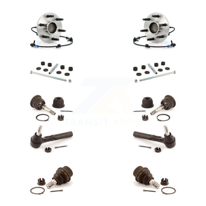 Bearing Upper Lower Ball Joint Outer Tie Rod Link Front Kit (10Pc) For Chevrolet