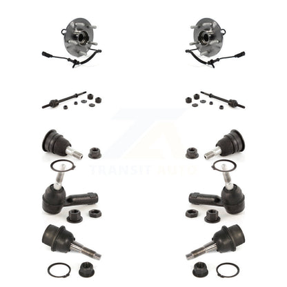 Bearing Upper Lower Ball Joint Outer Tie Rod Link Front Kit (10Pc) For Ram 1500