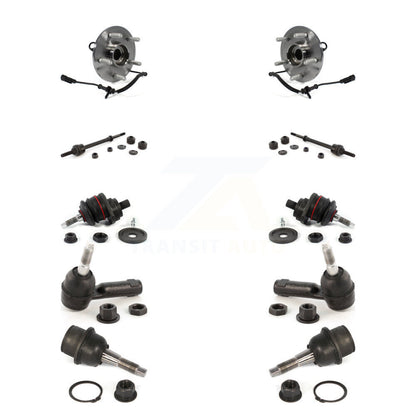 Bearing Upper Lower Ball Joint Outer Tie Rod Link Front Kit (10Pc) For Ram 1500