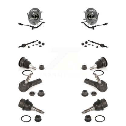 Bearing Upper Lower Ball Joint Outer Tie Rod Link Front Kit (10Pc) For Ram 1500