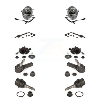 Bearing Upper Lower Ball Joint Outer Tie Rod Link Front Kit (10Pc) For Ram 1500