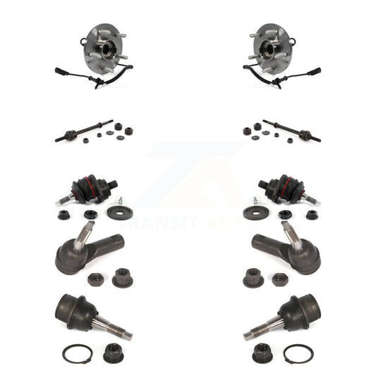 Bearing Upper Lower Ball Joint Outer Tie Rod Link Front Kit (10Pc) For Ram 1500