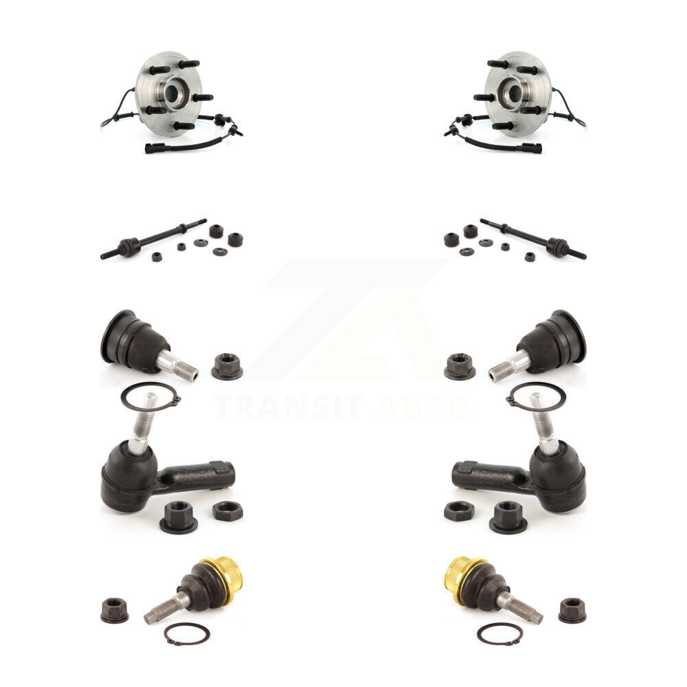 Bearing Upper Lower Ball Joint Outer Tie Rod & Link Front Kit For Dodge Ram 1500