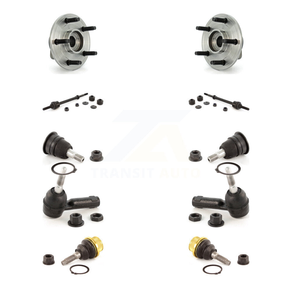Bearing Upper Lower Ball Joint Outer Tie Rod & Link Front Kit For Dodge Ram 1500