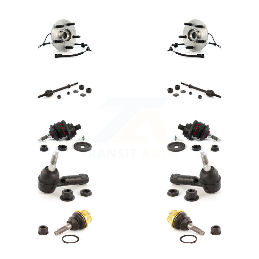 Bearing Upper Lower Ball Joint Outer Tie Rod & Link Front Kit For Dodge Ram 1500