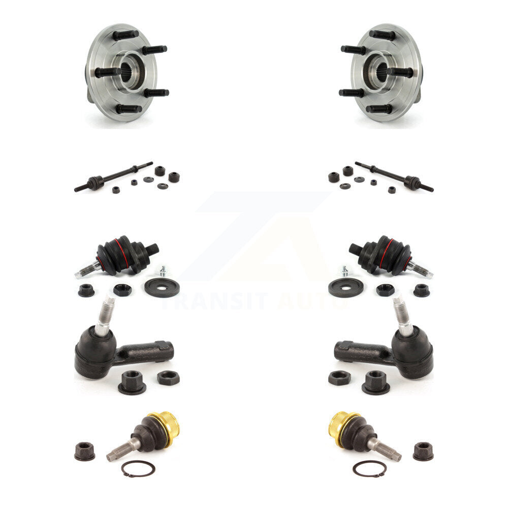 Bearing Upper Lower Ball Joint Outer Tie Rod & Link Front Kit For Dodge Ram 1500
