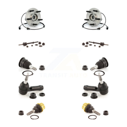 Bearing Upper Lower Ball Joint Outer Tie Rod Link Front Kit (10Pc) For Dodge Ram