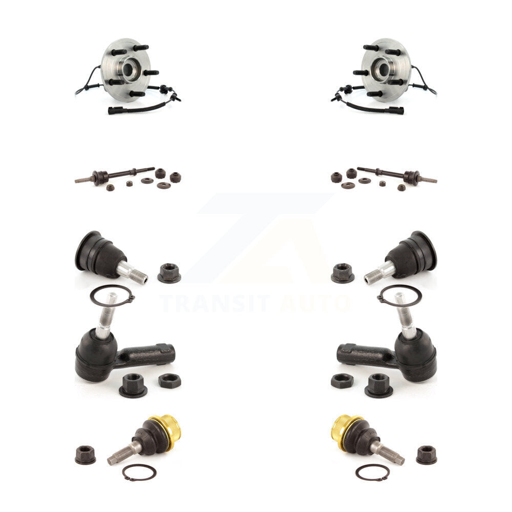 Bearing Upper Lower Ball Joint Outer Tie Rod & Link Front Kit For Dodge Ram 1500