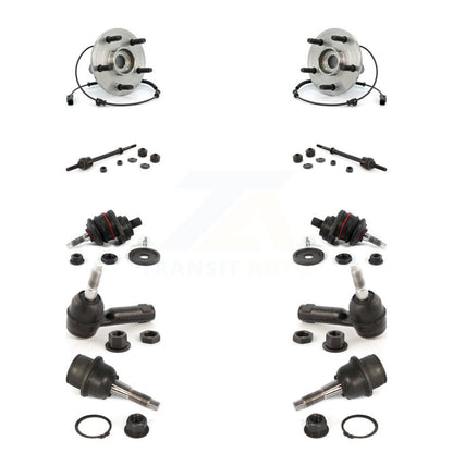 Bearing Upper Lower Ball Joint Outer Tie Rod Link Front Kit (10Pc) For Ram 1500
