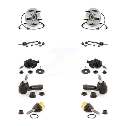 Bearing Upper Lower Ball Joint Outer Tie Rod Link Front Kit (10Pc) For Ram 1500