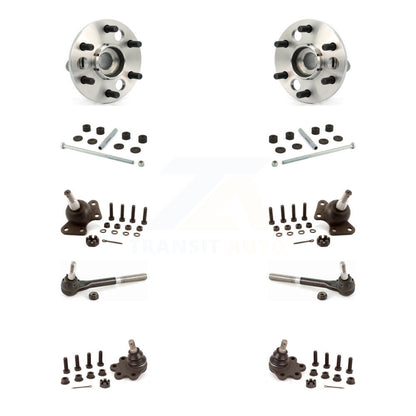 Bearing Upper Lower Ball Joint Outer Tie Rod Link Front Kit (10Pc) For K2500 GMC