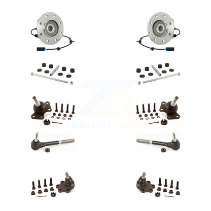 Bearing Upper Lower Ball Joint Outer Tie Rod Link Front Kit (10Pc) For K3500 GMC