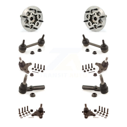 Bearing Upper Lower Ball Joint Outer Tie Rod Link Front Kit (10Pc) For Chevrolet