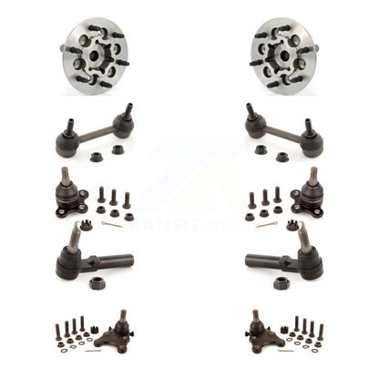 Bearing Upper Lower Ball Joint Outer Tie Rod Link Front Kit (10Pc) For Chevrolet