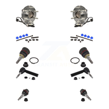 Bearing Upper Lower Ball Joint Outer Tie Rod Link Front Kit (10Pc) For Chevrolet