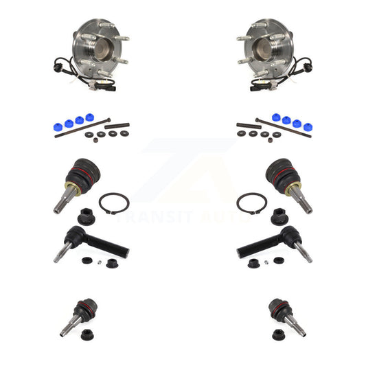 Bearing Upper Lower Ball Joint Outer Tie Rod Link Front Kit (10Pc) For Chevrolet