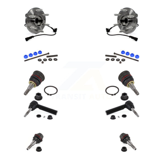 Bearing Upper Lower Ball Joint Outer Tie Rod Link Front Kit (10Pc) For GMC 1500