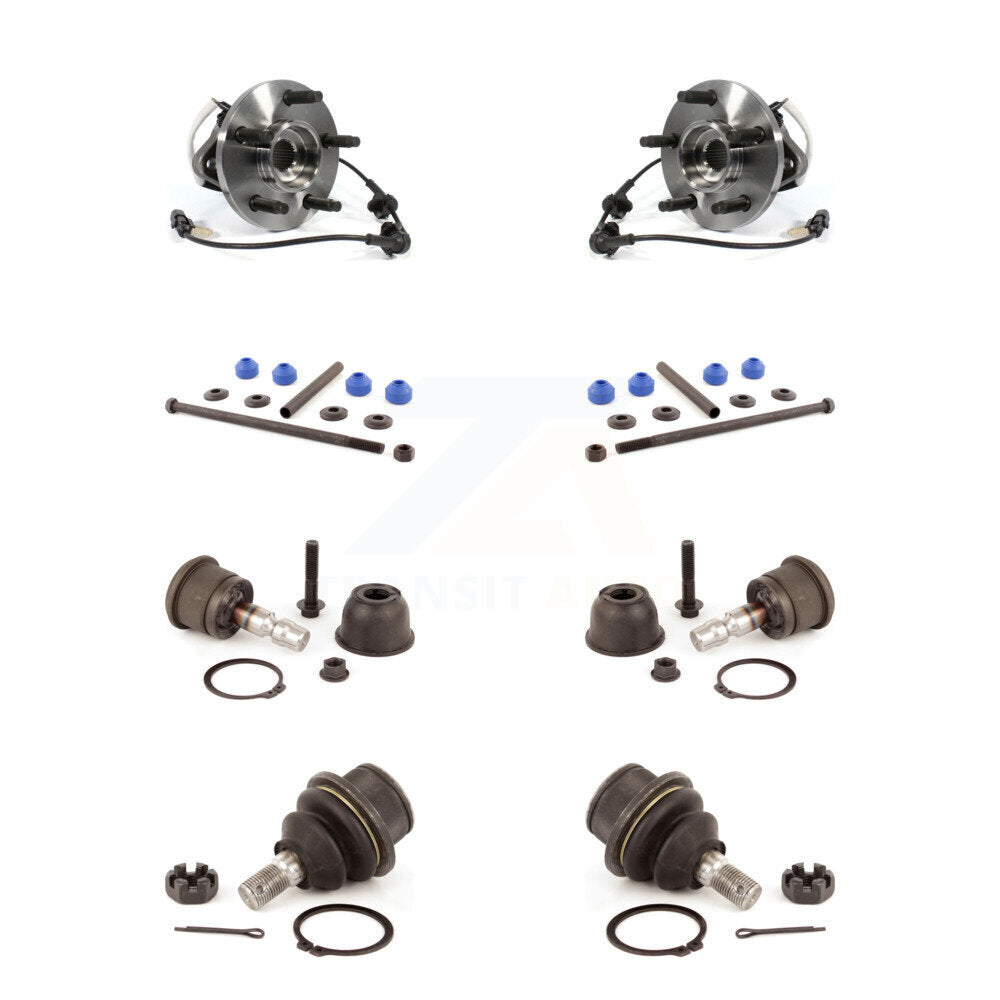 Hub Bearing Upper Lower Ball Joint & Link Front Kit For Ford Ranger Mazda B4000