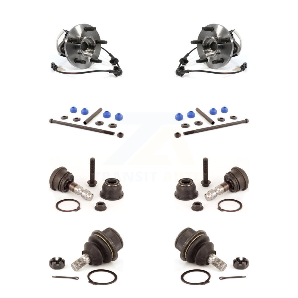 Hub Bearing Upper Lower Ball Joint & Link Front Kit For Ford Ranger Mazda B4000