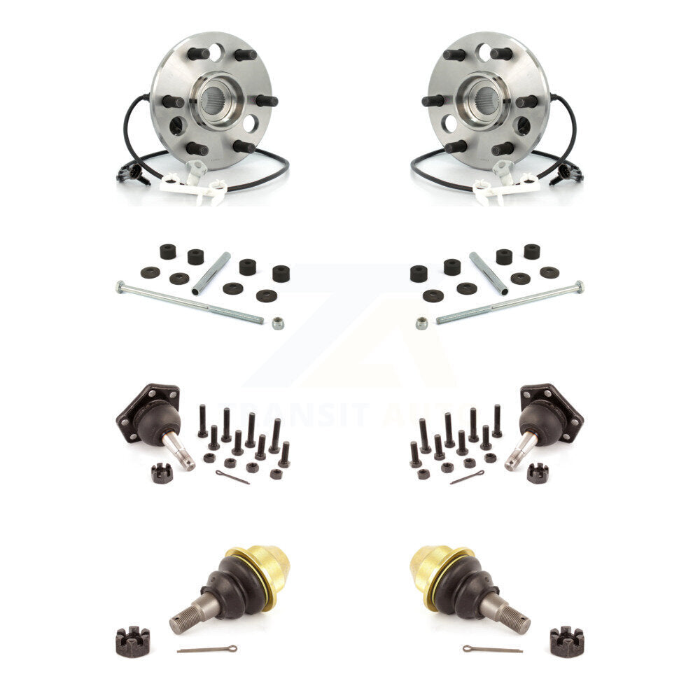 Bearing Upper Lower Ball Joint & Link Front Kit For GMC Yukon Cadillac Escalade