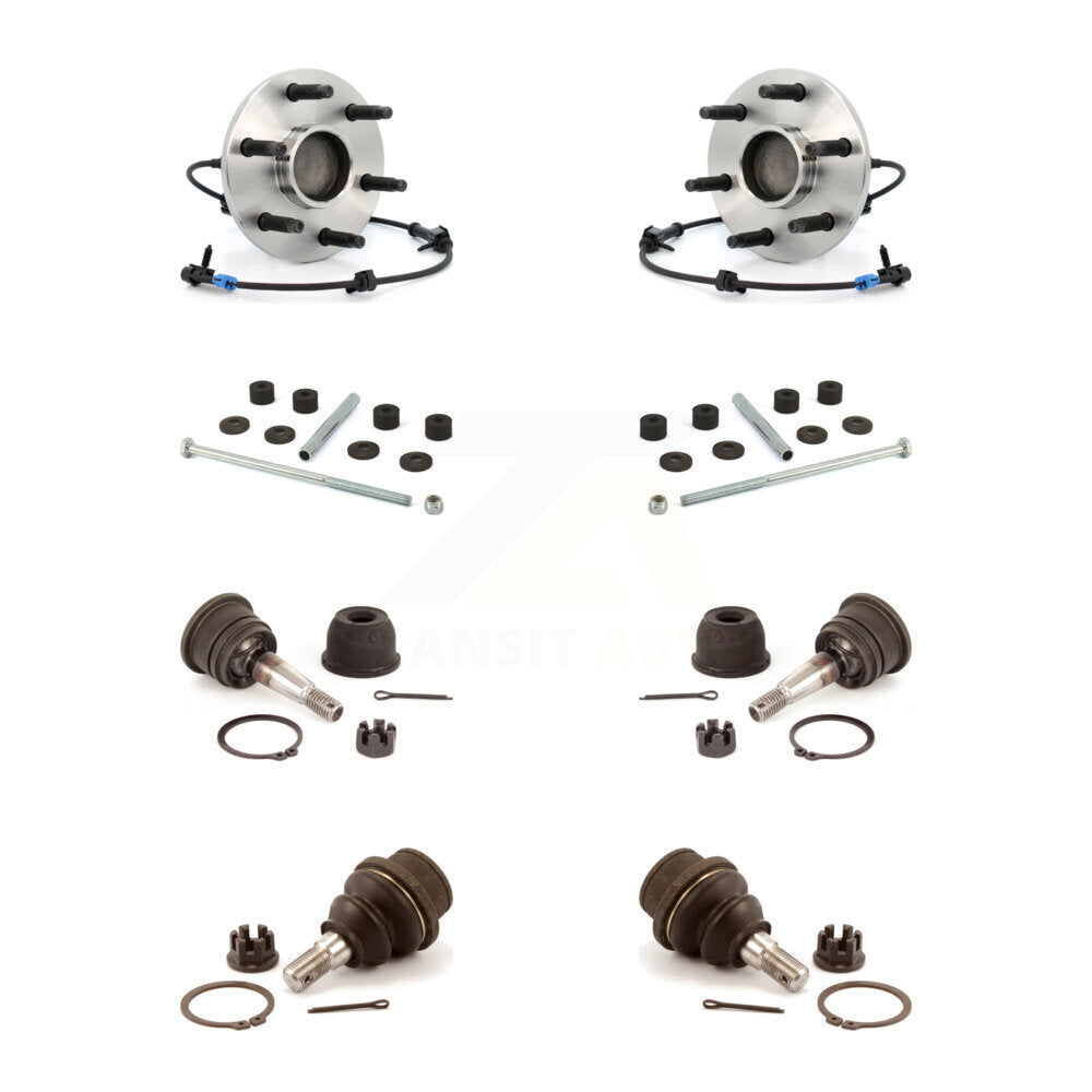Bearing Upper Lower Ball Joint & Link Front Kit For Chevrolet GMC Silverado 1500