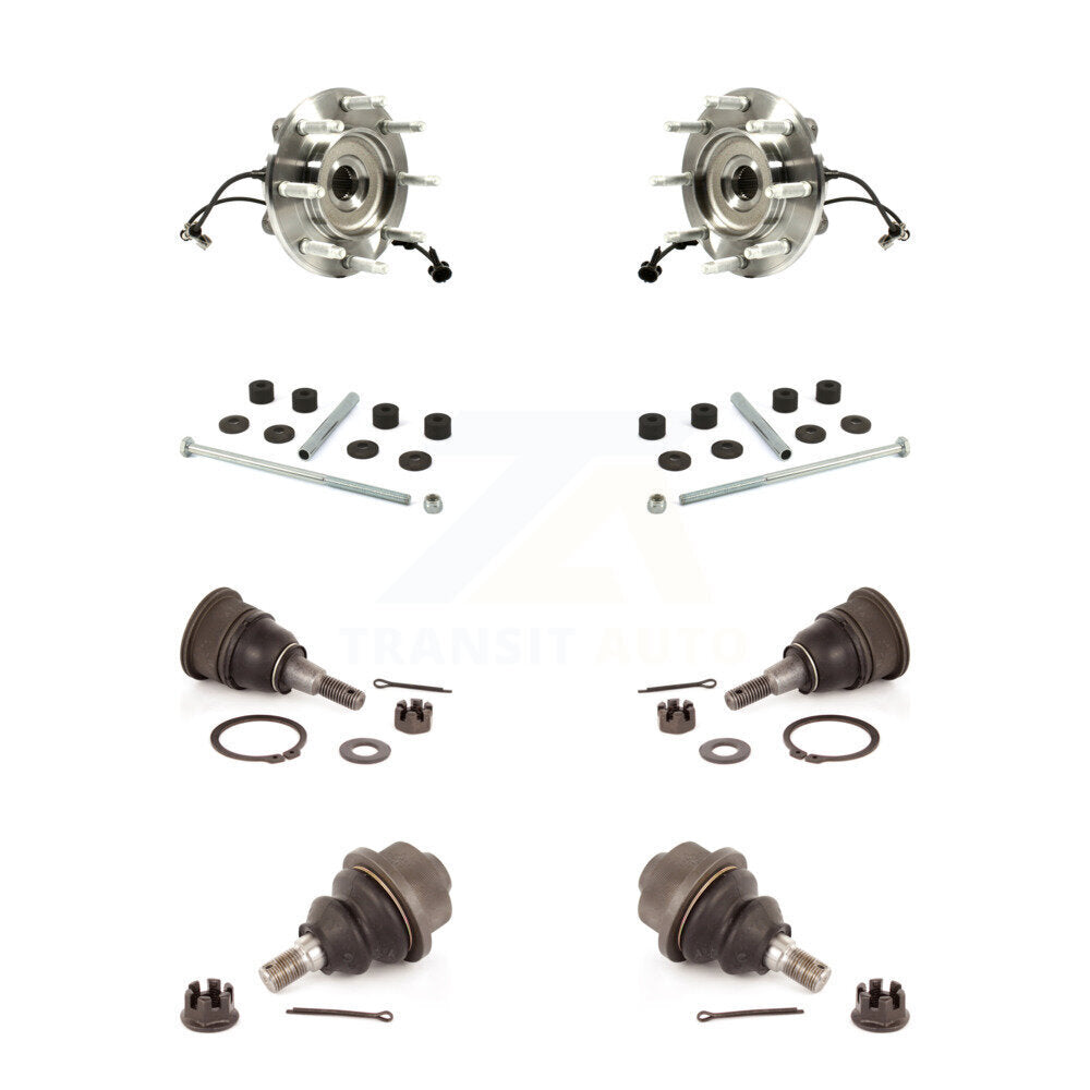 Bearing Upper Lower Ball Joint & Link Front Kit For GMC Chevrolet Sierra 2500 HD