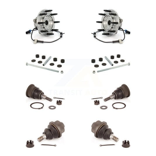 Bearing Upper Lower Ball Joint & Link Front Kit For GMC Chevrolet Sierra 2500 HD