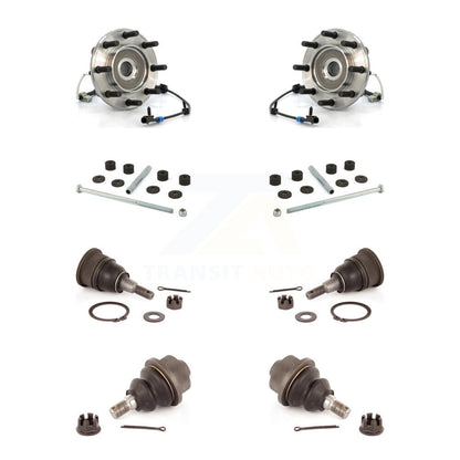 Bearing Upper Lower Ball Joint Link Front Kit For Chevrolet GMC Sierra 3500 4WD
