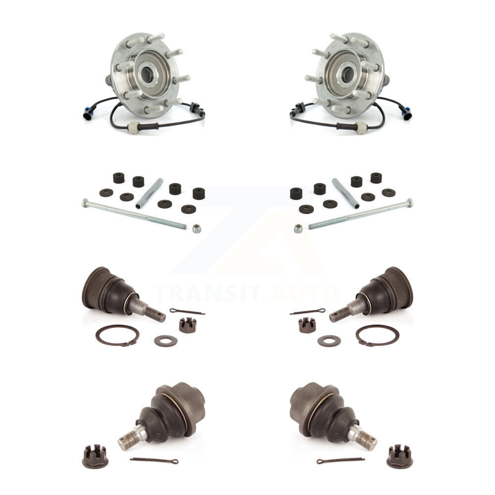 Bearing Upper Lower Ball Joint Link Front Kit For Chevrolet GMC Sierra 3500 RWD