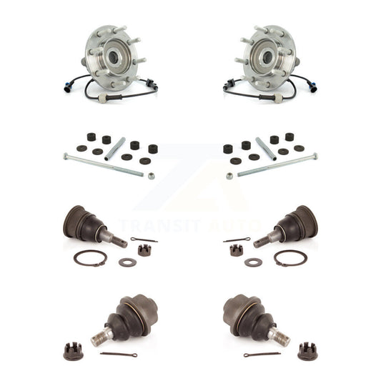 Bearing Upper Lower Ball Joint Link Front Kit For Chevrolet GMC Sierra 3500 RWD