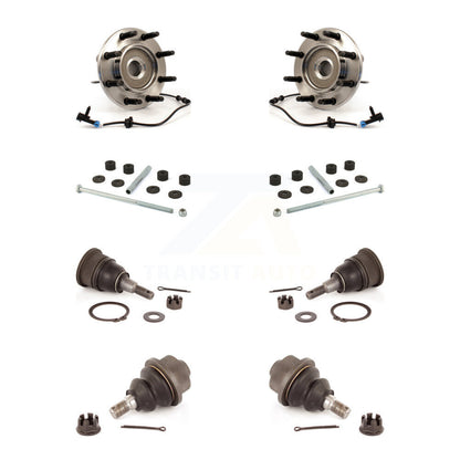 Bearing Upper Lower Ball Joint & Link Front Kit For Chevrolet GMC Sierra 2500 HD