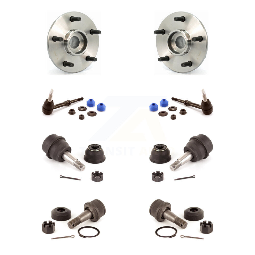 Hub Bearing Upper Lower Ball Joint & Sway Bar Link Front Kit For Dodge Ram 1500
