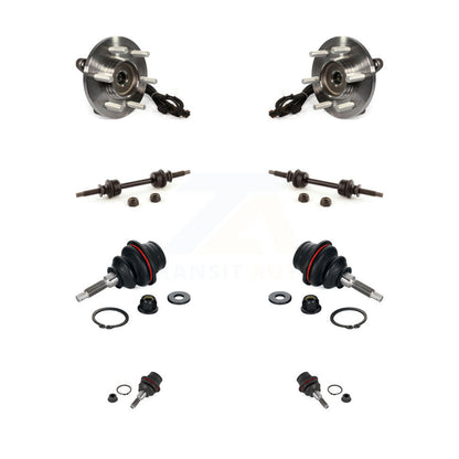 Bearing Upper Lower Ball Joint Sway Bar Stabilizer Link Front Kit For Ford F-150