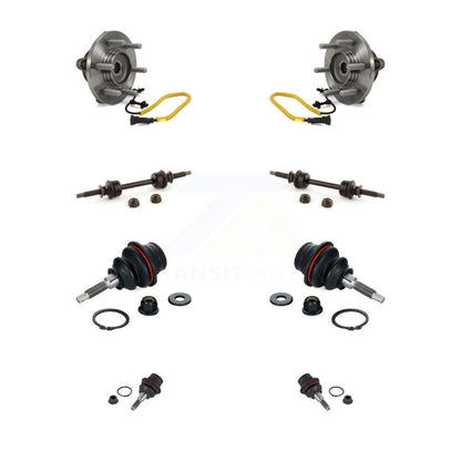 Bearing Upper Lower Ball Joint Sway Bar Stabilizer Link Front Kit For Ford F-150