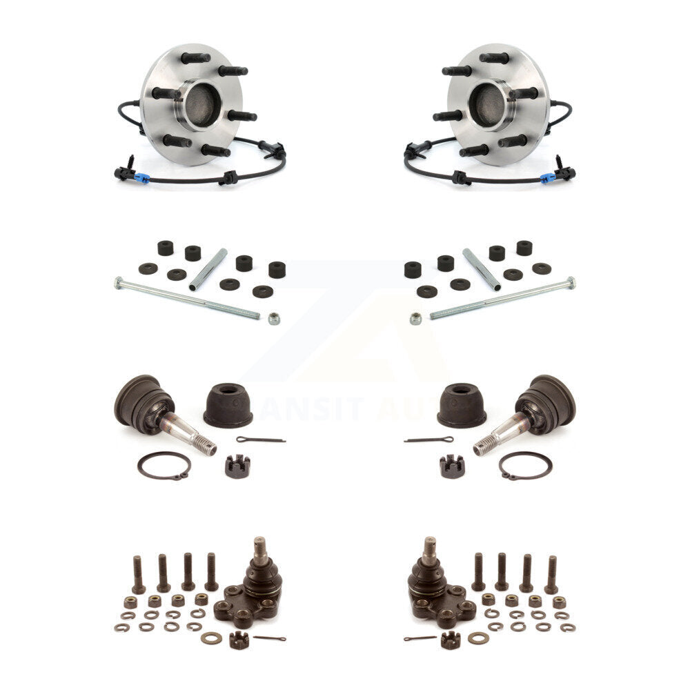 Bearing Upper Lower Ball Joint & Link Front Kit For Chevrolet Silverado 1500 GMC