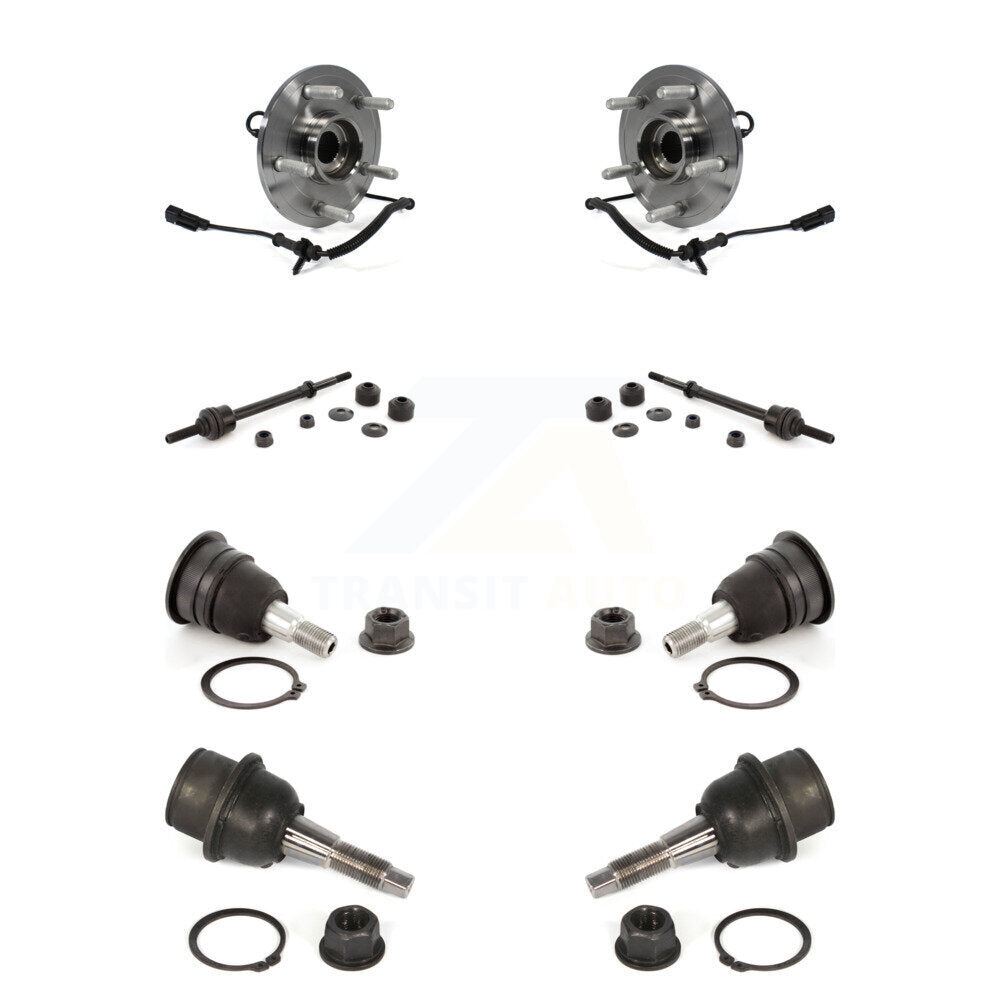 Bearing Assembly Upper Lower Ball Joint Sway Bar Link Front Kit For Ram 1500 4WD