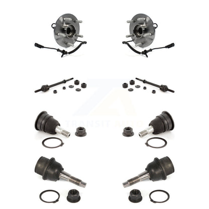 Bearing Assembly Upper Lower Ball Joint Sway Bar Link Front Kit For Ram 1500 4WD