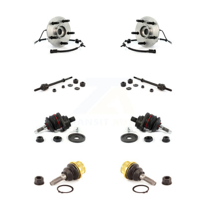 Hub Bearing Upper Lower Ball Joint & Sway Bar Link Front Kit For Dodge Ram 1500