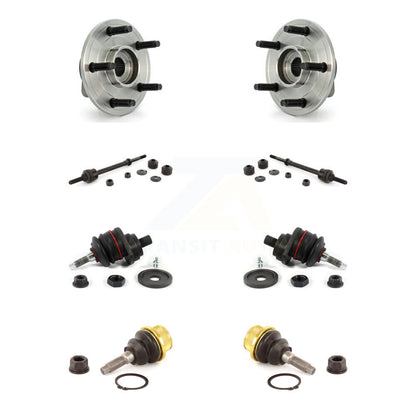 Hub Bearing Upper Lower Ball Joint & Sway Bar Link Front Kit For Dodge Ram 1500