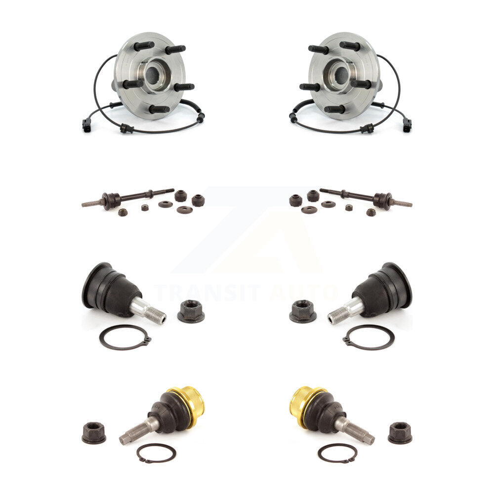 Bearing Upper Lower Ball Joint & Sway Bar Link Front Kit For Dodge Ram 1500 RWD