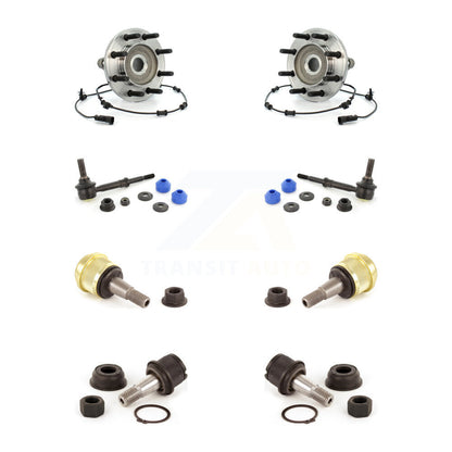 Hub Bearing Upper Lower Ball Joint & Sway Bar Link Front Kit For Dodge Ram 3500