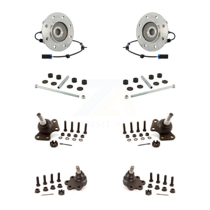 Hub Bearing Upper Lower Ball Joint Link Front Kit For K3500 Chevrolet GMC K2500
