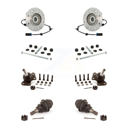 Bearing Upper Lower Ball Joint Link Front Kit For 1996-2000 K3500 Chevrolet GMC